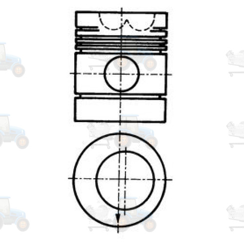 Piston KOLBENSCHMIDT - 92772600