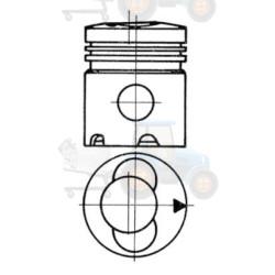 Piston KOLBENSCHMIDT - 92815610