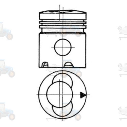 Piston KOLBENSCHMIDT - 92815610