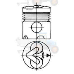 Piston KOLBENSCHMIDT - 92834600