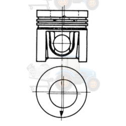 Piston KOLBENSCHMIDT - 92951600