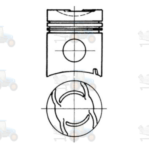 Piston KOLBENSCHMIDT - 92964600