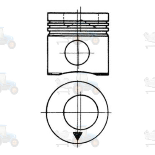 Piston KOLBENSCHMIDT - 92982600