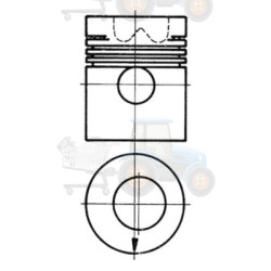 Piston KOLBENSCHMIDT - 93175600