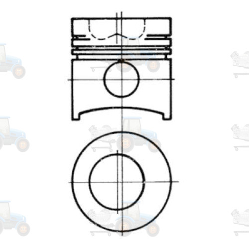 Piston KOLBENSCHMIDT - 93230600