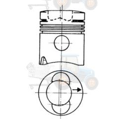 Piston KOLBENSCHMIDT - 93280600