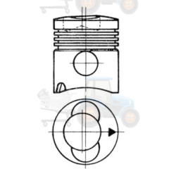 Piston KOLBENSCHMIDT - 93315600