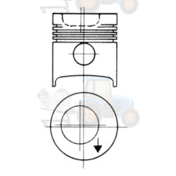 Piston KOLBENSCHMIDT - 93858600