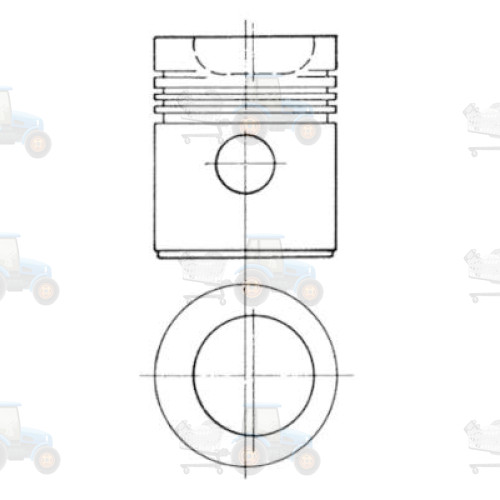 Piston KOLBENSCHMIDT - 93961700