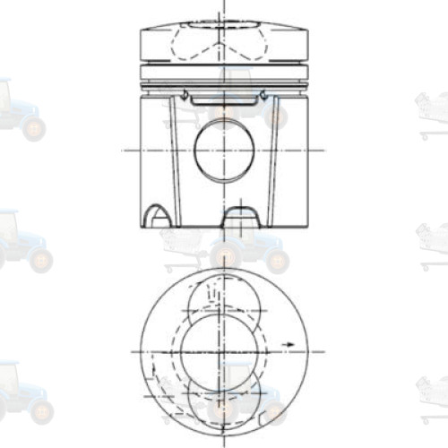 Piston KOLBENSCHMIDT - 94528600