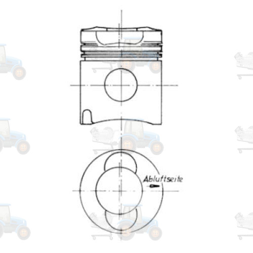 Piston KOLBENSCHMIDT - 94669600