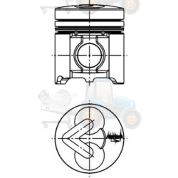 Piston KOLBENSCHMIDT - 94680600