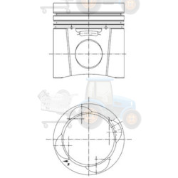 Piston KOLBENSCHMIDT - 94809600