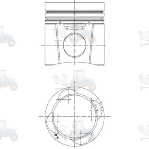 Piston KOLBENSCHMIDT - 94809600