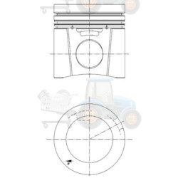 Piston KOLBENSCHMIDT - 94811600