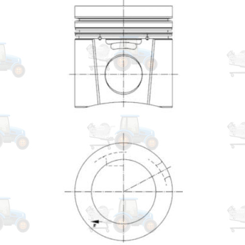 Piston KOLBENSCHMIDT - 94811600