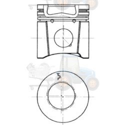 Piston KOLBENSCHMIDT - 94900600