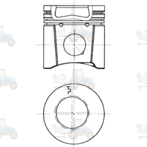 Piston KOLBENSCHMIDT - 94900600