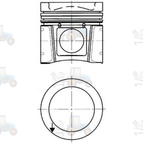 Piston KOLBENSCHMIDT - 94932600