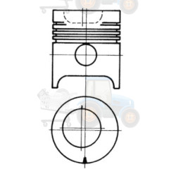 Piston KOLBENSCHMIDT - 97505600