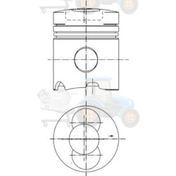 Piston KOLBENSCHMIDT - 99342600