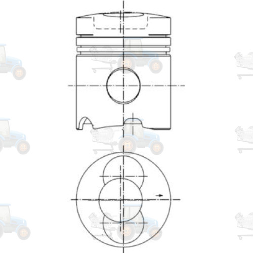 Piston KOLBENSCHMIDT - 99342600