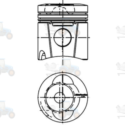 Piston KOLBENSCHMIDT - 99701610