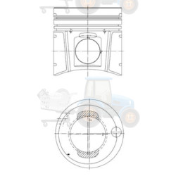 Piston KOLBENSCHMIDT - 99973600