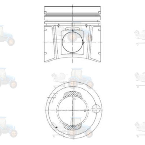 Piston KOLBENSCHMIDT - 99973600