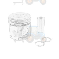 Piston OE PERKINS - T435652