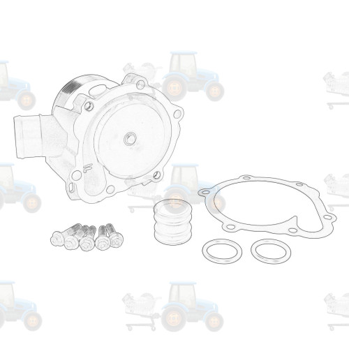 Pompa apa OE AGCO - F731200610030