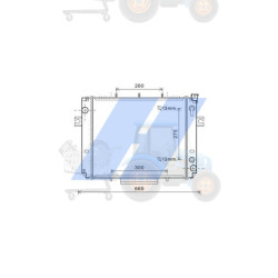 Radiator, racire motor HIGHWAY AUTOMOTIVE - 10156002