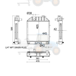 Radiator, racire motor MAHLE - CR 2330 000S