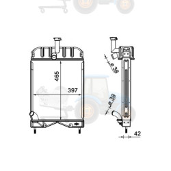 Radiator, racire motor MAHLE - CR 2332 000S