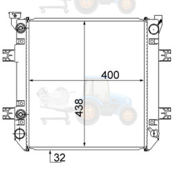 Radiator, racire motor MAHLE - CR 870 000S