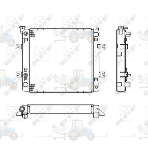 Radiator, racire motor NRF - 52240