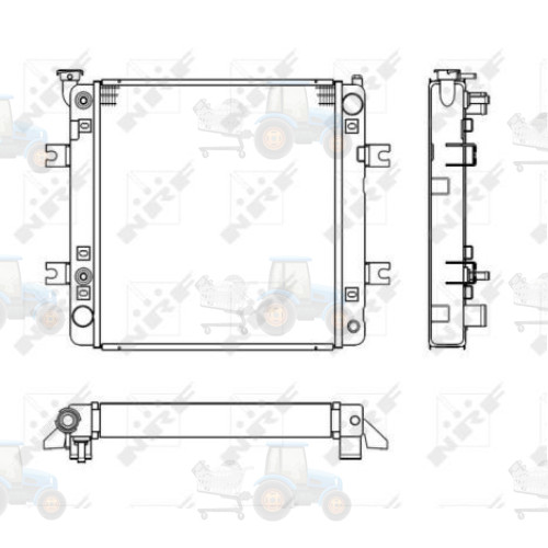 Radiator, racire motor NRF - 52242