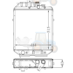 Radiator, racire motor NRF - 530000