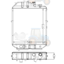 Radiator, racire motor NRF - 530001