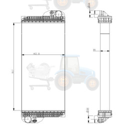 Radiator, racire motor NRF - 530005