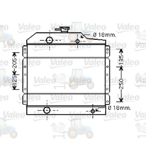 Radiator, racire motor VALEO - 733439