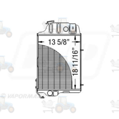 Radiator, racire motor VAPORMATIC - VPE3048