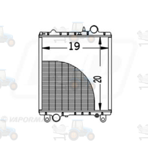 Radiator, racire motor VAPORMATIC - VPE3090