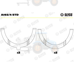 Saiba distantier, arbore cotit GLYCO - A192/4 STD