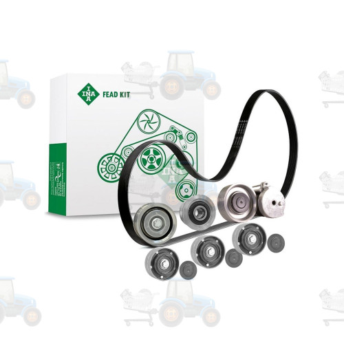 Set curea transmisie cu caneluri INA - 529419610