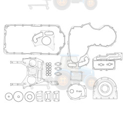 Set garnituri complet, motor OE PERKINS - T403047