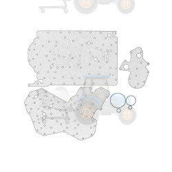 Set garnituri complet, motor OE PERKINS - U5LB1301
