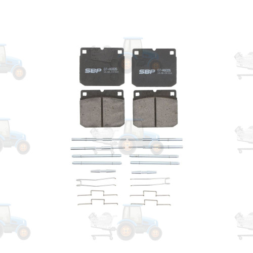 Set placute frana,frana disc SBP - SM1015-Z