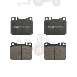 Set placute frana,frana disc SBP - SM117