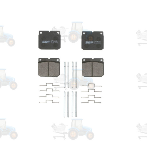 Set placute frana,frana disc SBP - SM1015-Z1